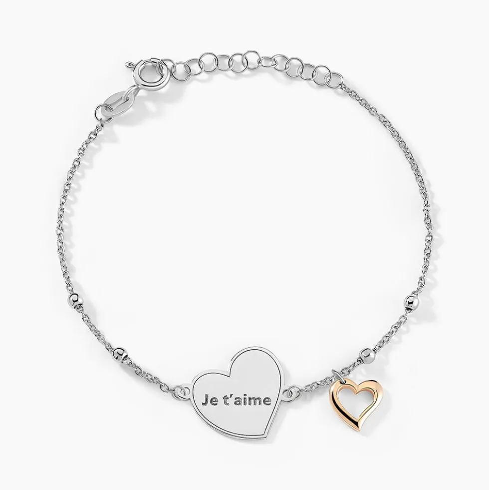 Bracelet Argent Bicolore Nura