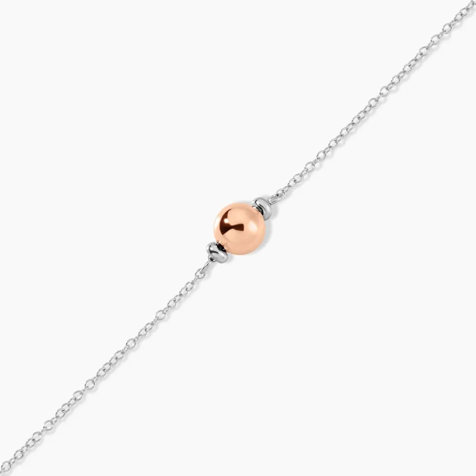 Bracelet Argent Bicolore Pelage