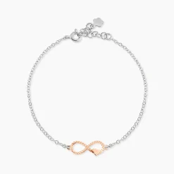 Bracelet Argent Bicolore Vikenti