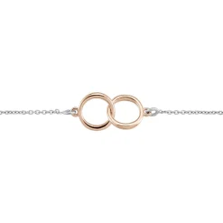 Bracelet Argent Bicolore Virgino