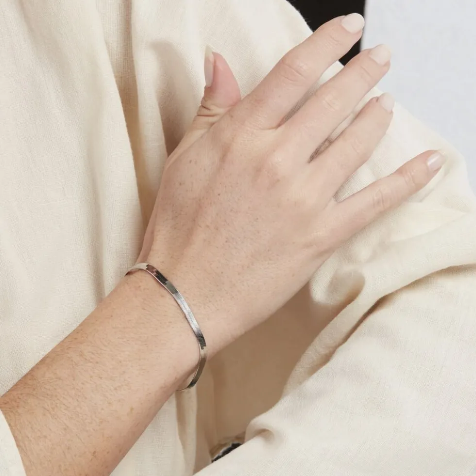 Bracelet Argent Blanc Alyona