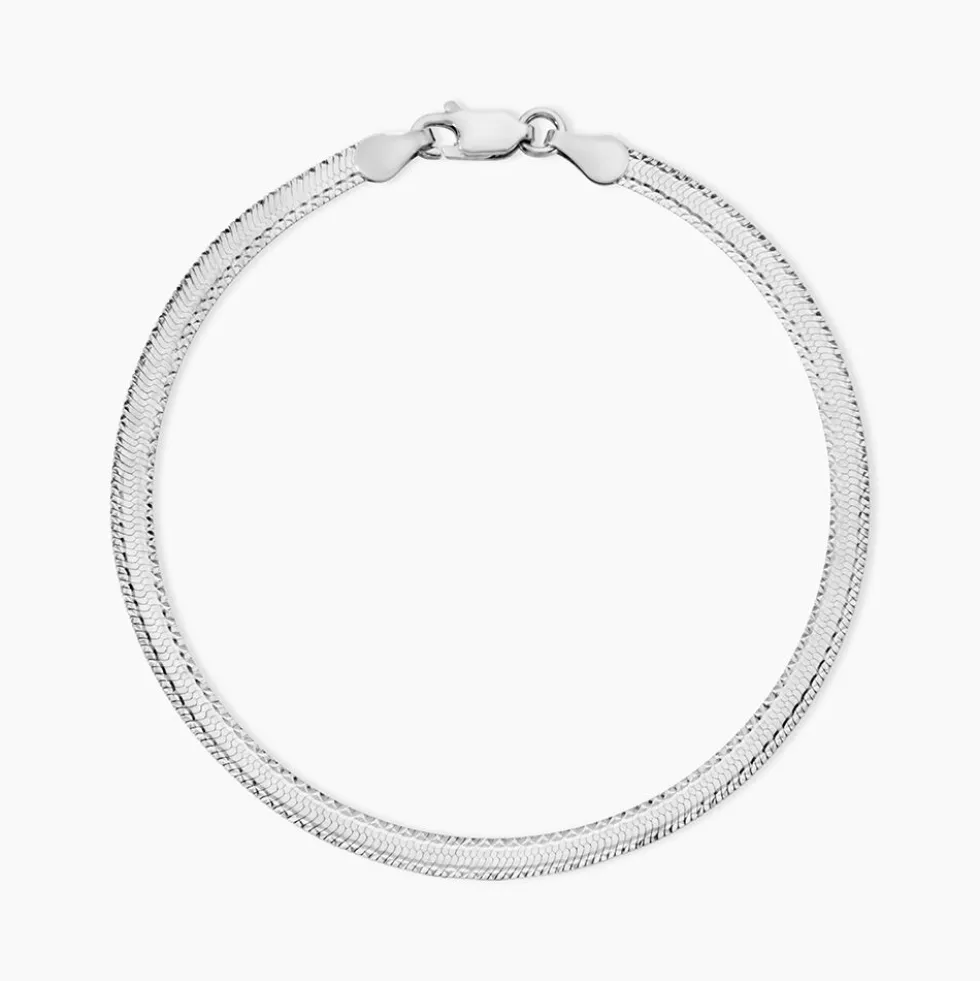 Bracelet Argent Blanc Alyona