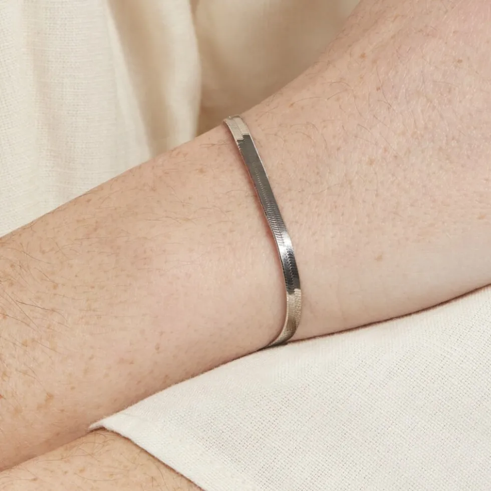Bracelet Argent Blanc Alyona