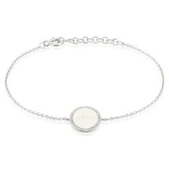 Bracelet Argent Blanc Amika Oxydes De Zirconium