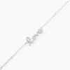 Bracelet Argent Blanc Elly Oxyde De Zirconium