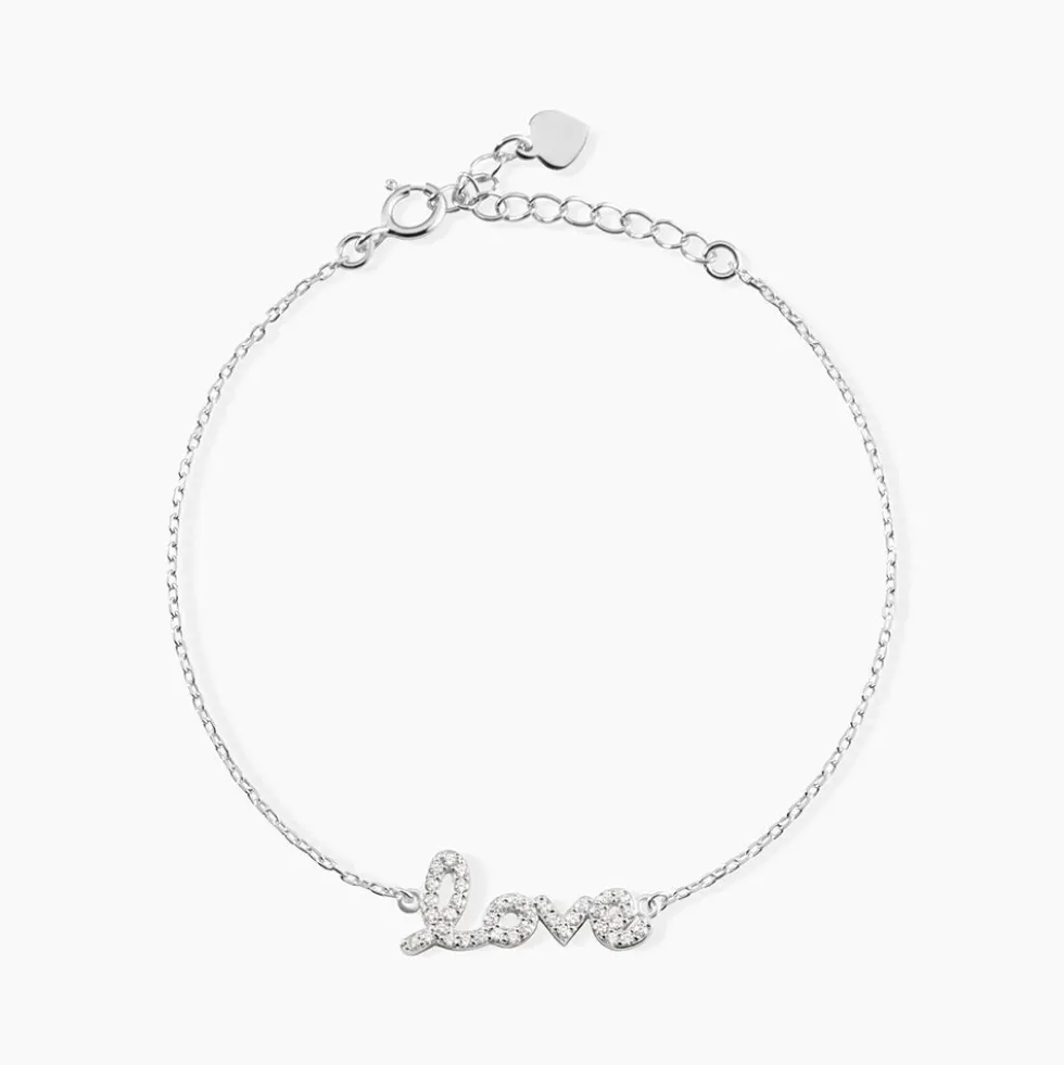 Bracelet Argent Blanc Elly Oxyde De Zirconium