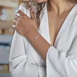 Bracelet Argent Blanc Elly Oxyde De Zirconium