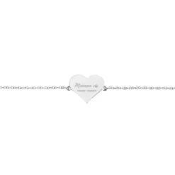 Bracelet Argent Blanc Francino