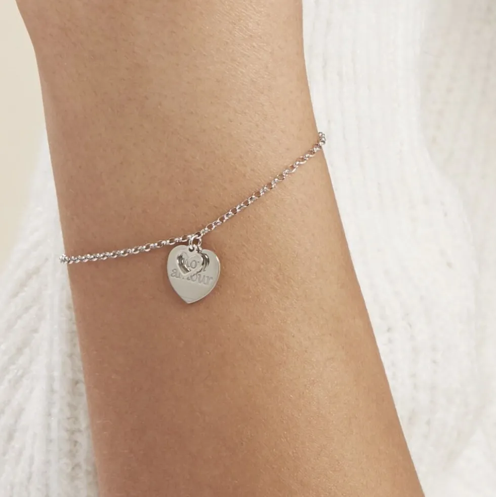 Bracelet Argent Blanc Ilie