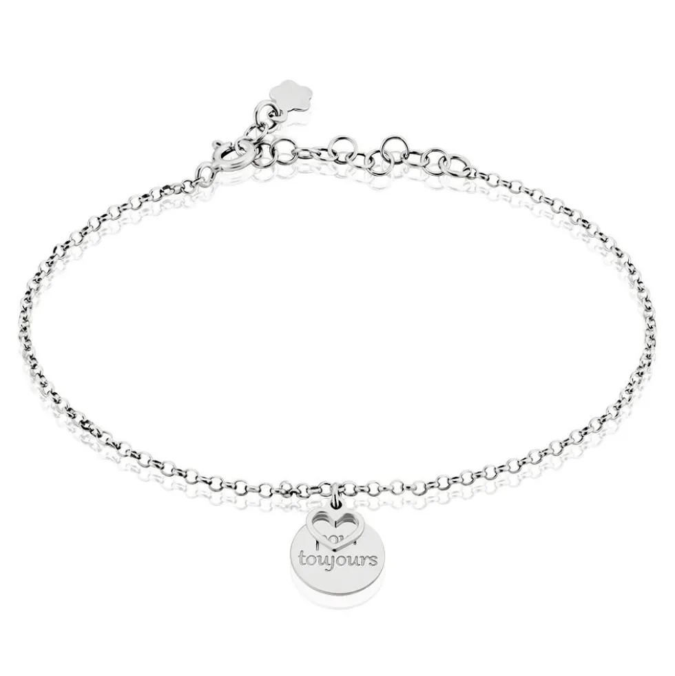 Bracelet Argent Blanc Ilie