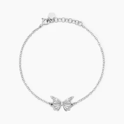 Bracelet Argent Blanc Liseron