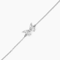 Bracelet Argent Blanc Liseron