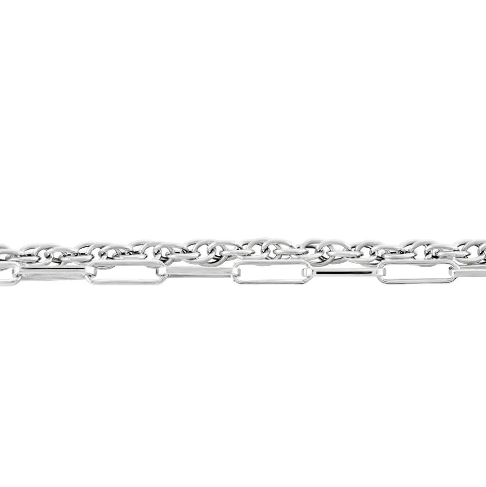 Bracelet Argent Blanc Livio