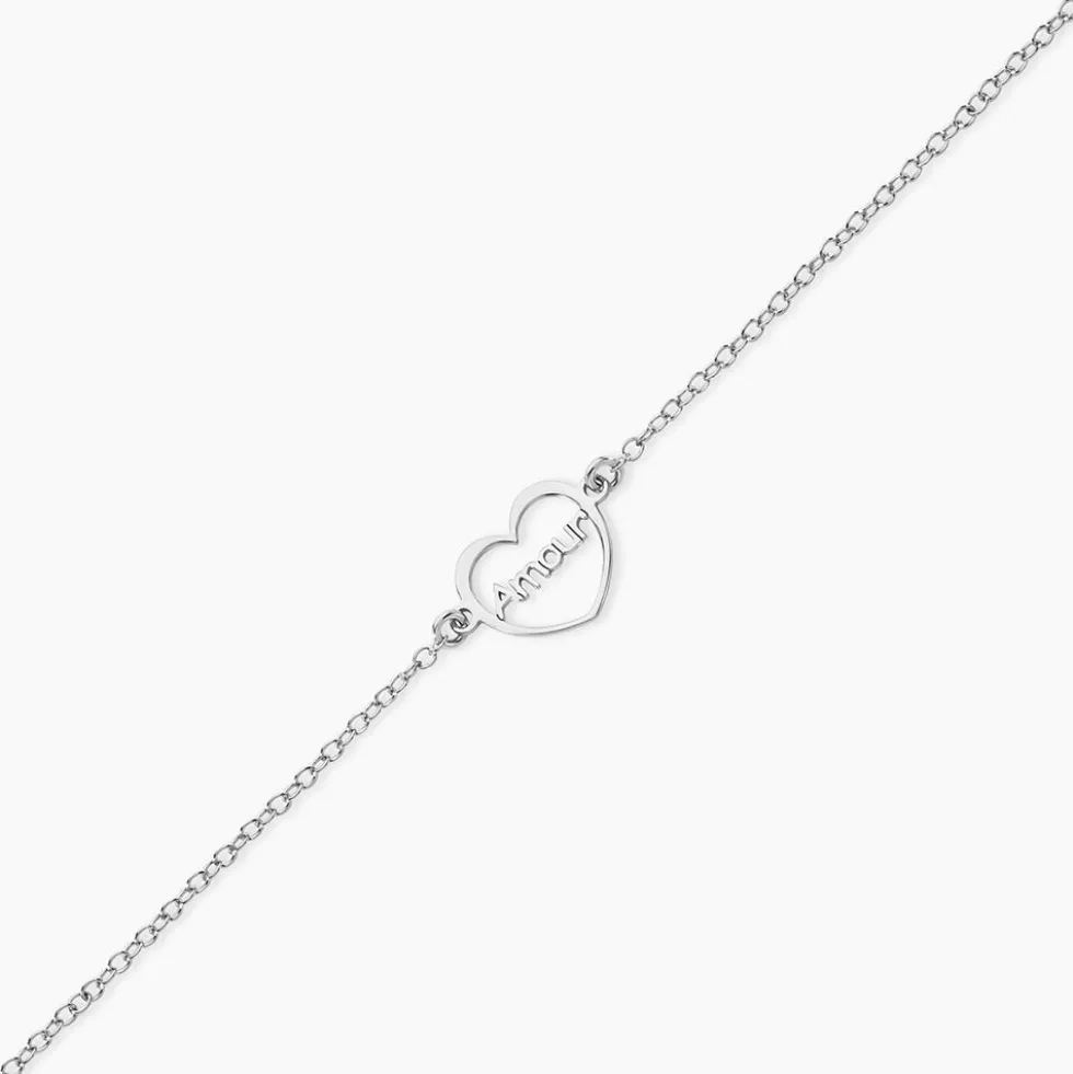 Bracelet Argent Blanc Nalani