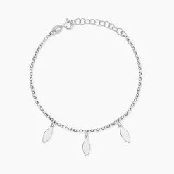 Bracelet Argent Blanc Osama