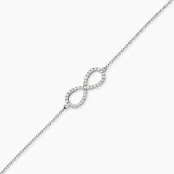 Bracelet Argent Blanc Rowan Oxyde De Zirconium