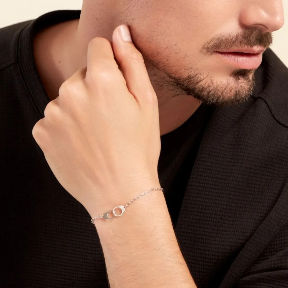 Bracelet Argent Blanc Sent
