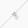 Bracelet Argent Blanc Sisile