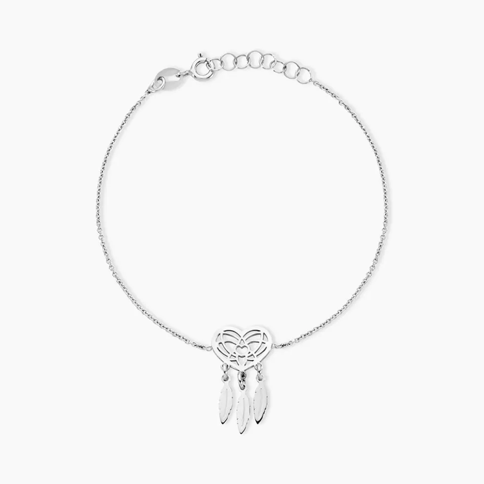 Bracelet Argent Blanc Sisile