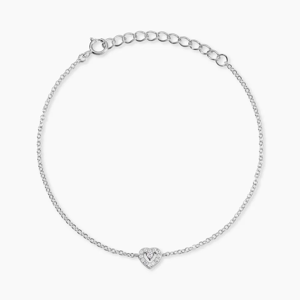 Bracelet Argent Gautiere Oxydes De Zirconium
