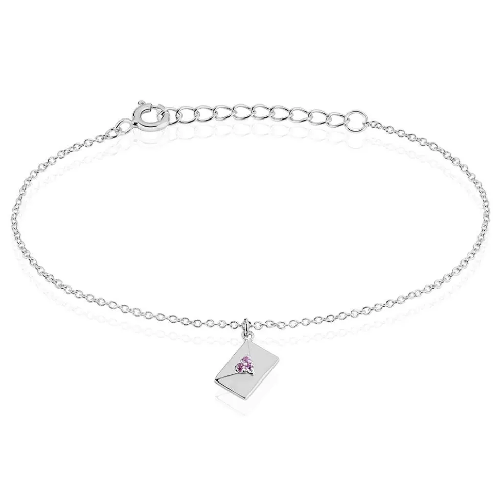 Bracelet Argent Guntrun Oxydes De Zirconium