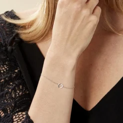 Bracelet Argent Saverio Oxydes De Zirconium