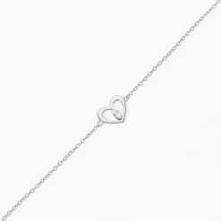 Bracelet Argent Savin Oxydes De Zirconium