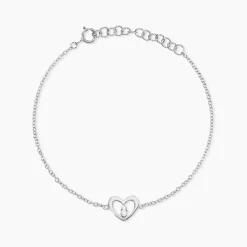 Bracelet Argent Savin Oxydes De Zirconium