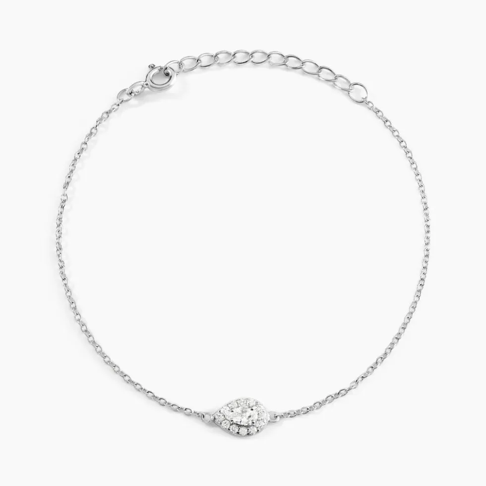 Bracelet Argent Tania Oxydes De Zirconium