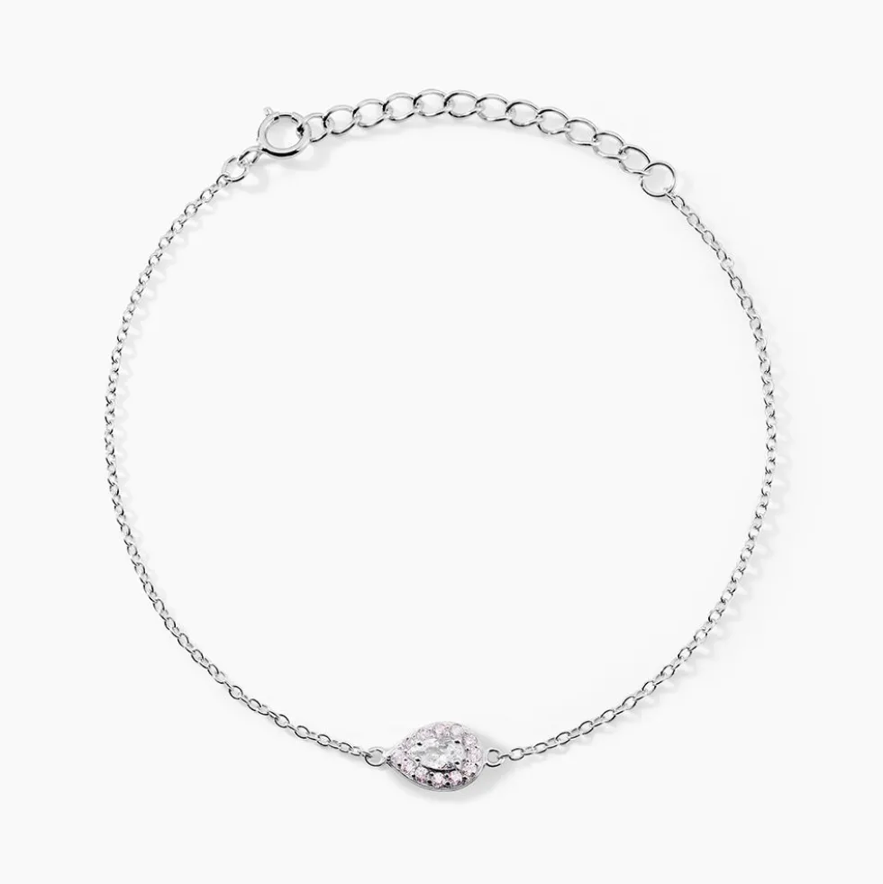 Bracelet Argent Tania Oxydes De Zirconium
