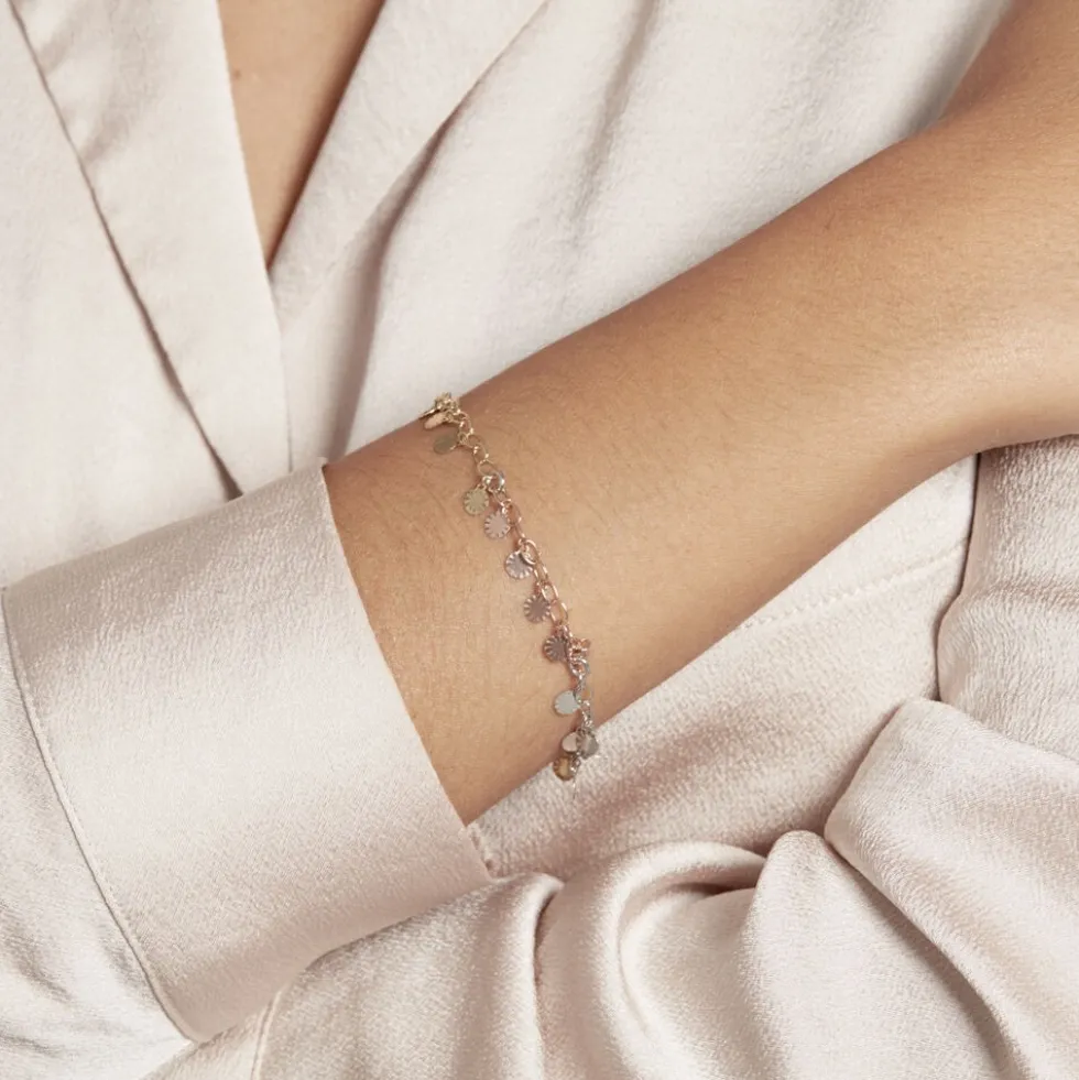 Bracelet Argent Tricolore Bop