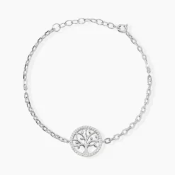 Bracelet Argent Urcisse Oxydes De Zirconium