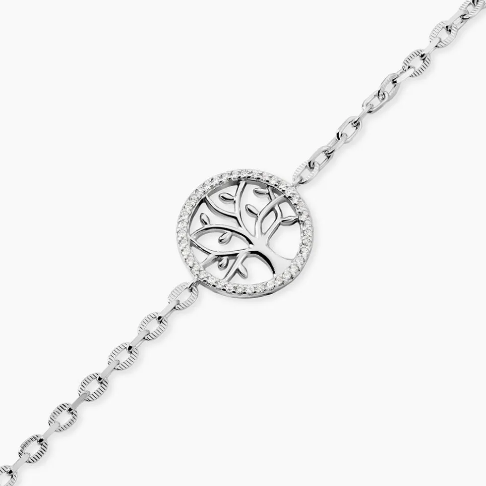 Bracelet Argent Urcisse Oxydes De Zirconium