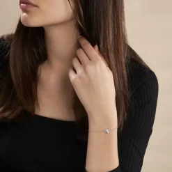 Bracelet Argent Valente Oxydes De Zirconium