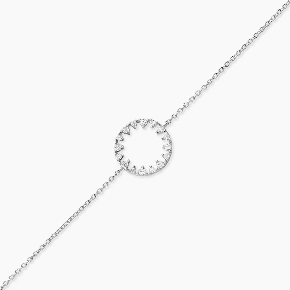 Bracelet Argent Valero Oxydes De Zirconium