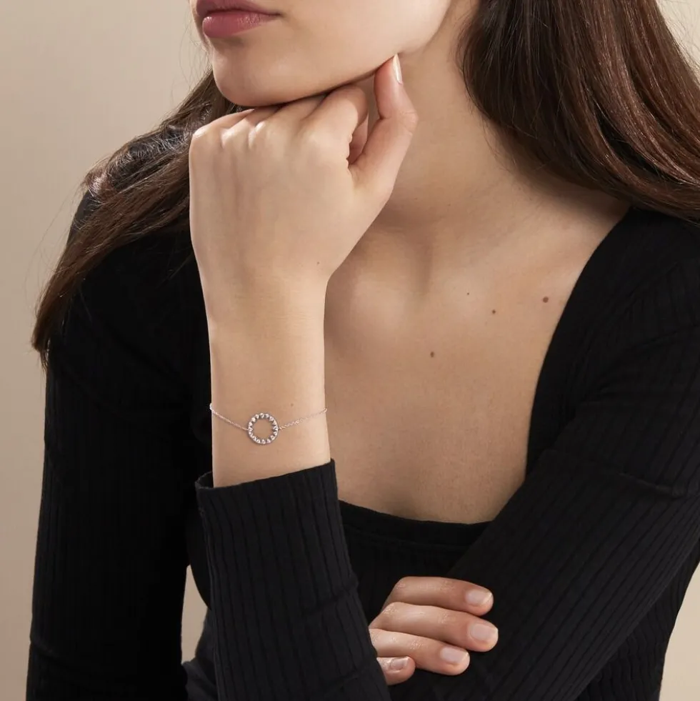 Bracelet Argent Valero Oxydes De Zirconium