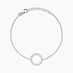 Bracelet Argent Valero Oxydes De Zirconium