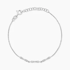 Bracelet Astrea Argent Blanc Oxyde De Zirconium
