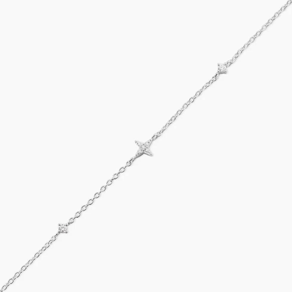 Bracelet Astria Argent Blanc Oxyde De Zirconium