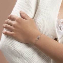 Bracelet Azylis Argent Blanc Oxyde De Zirconium
