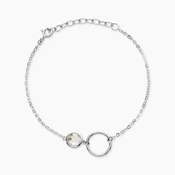 Bracelet Bastiano Argent Blanc Oxyde De Zirconium