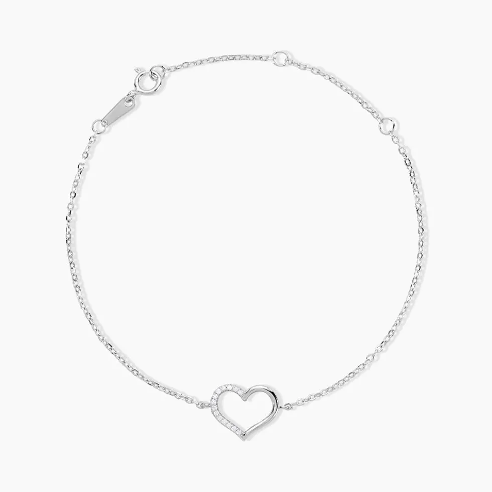 Bracelet Bertille Argent Blanc Oxyde De Zirconium