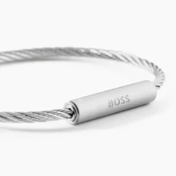 Bracelet Boss Alek Acier Blanc