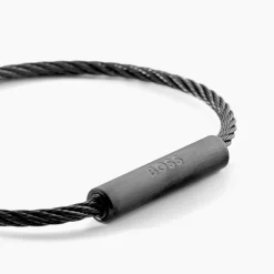 Bracelet Boss Alek Acier Noir