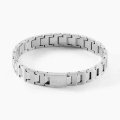 Bracelet Boss Candor Acier Blanc