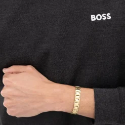 Bracelet Boss Candor Acier Jaune