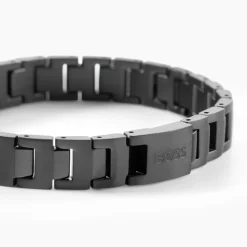 Bracelet Boss Candor Acier Noir