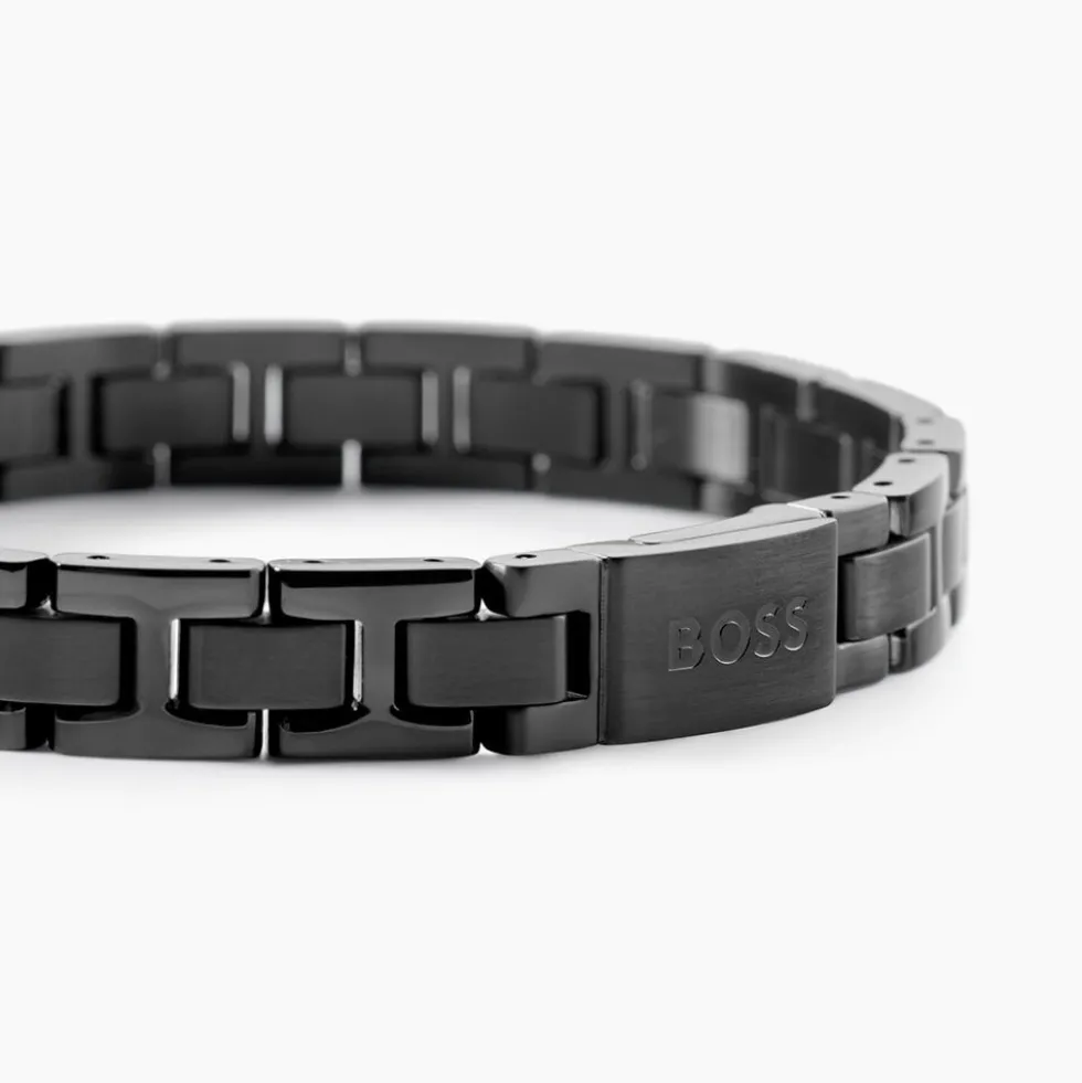 Bracelet Boss Links Essentials Acier Noir