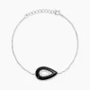 Bracelet Boyce Argent Blanc Céramique Oxyde De Zirconium