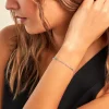 Bracelet Cacilia Argent Blanc